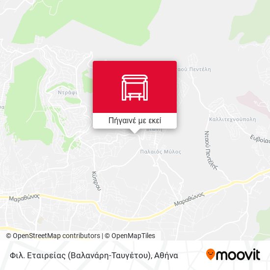 Φιλ. Εταιρείας (Βαλανάρη-Ταυγέτου) χάρτης
