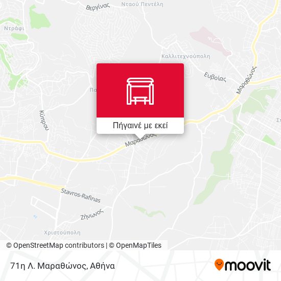 71η Λ. Μαραθώνος χάρτης