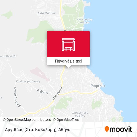 Αργιθέας (Στρ. Καβαλάρη) χάρτης