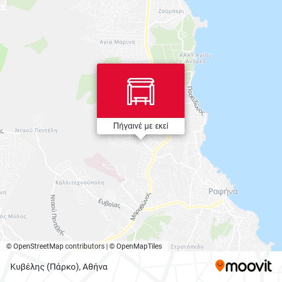 Κυβέλης (Πάρκο) χάρτης