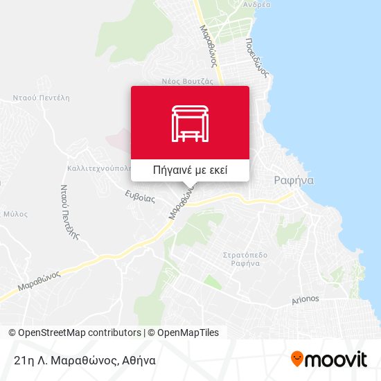 21η Λ. Μαραθώνος χάρτης