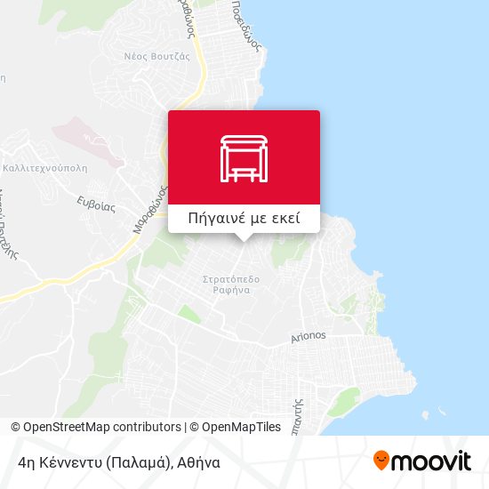 4η Κέννεντυ (Παλαμά) χάρτης
