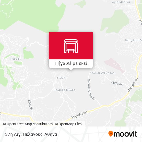 37η Αιγ. Πελάγους χάρτης