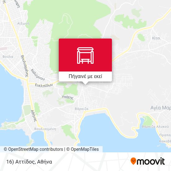 16) Αττίδος χάρτης