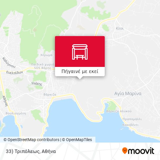 33) Τριπόλεως χάρτης