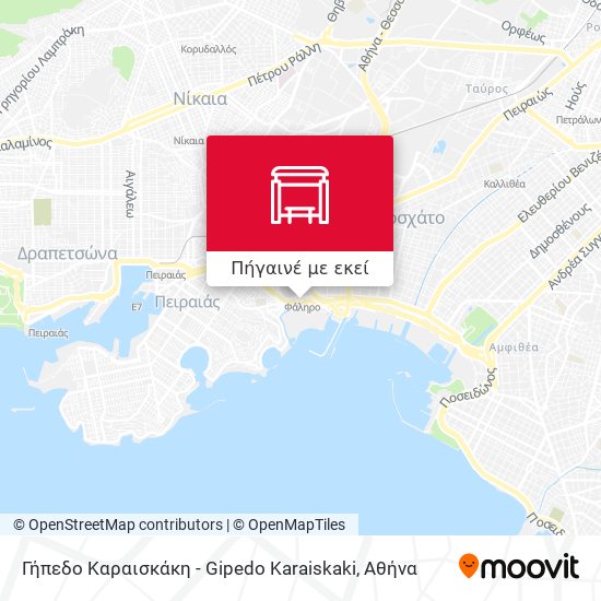 Γήπεδο Καραισκάκη - Gipedo Karaiskaki χάρτης