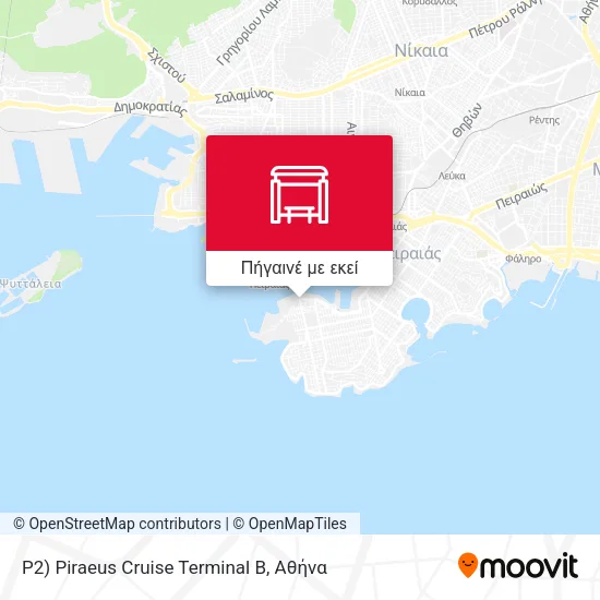 P2) Piraeus Cruise Terminal B χάρτης