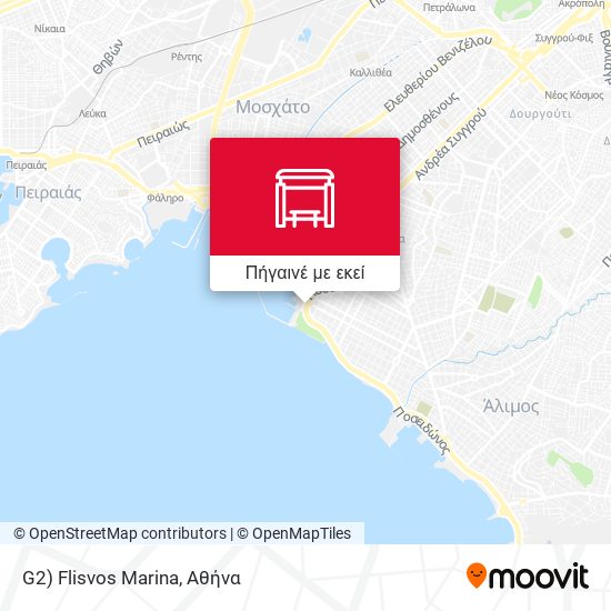 G2) Flisvos Marina χάρτης