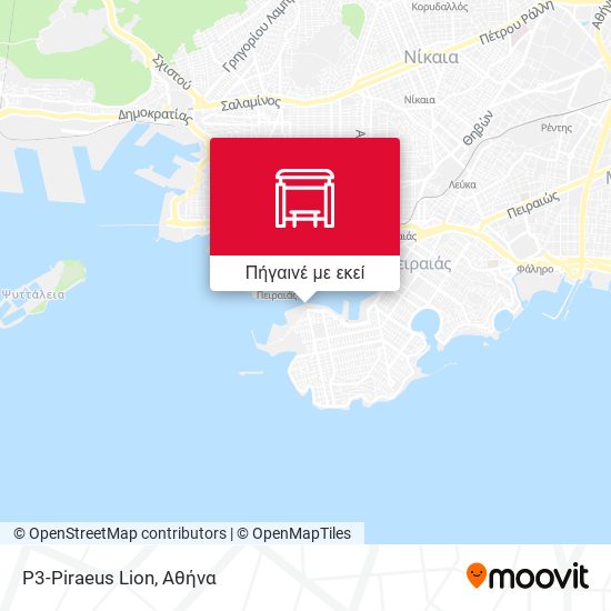 P3-Piraeus Lion χάρτης
