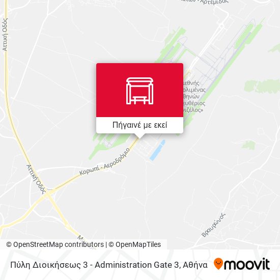Πύλη Διοικήσεως 3 - Administration Gate 3 χάρτης