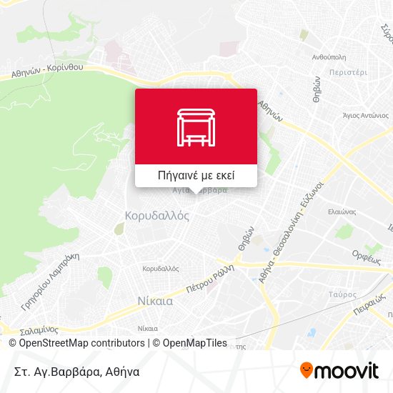 Στ. Αγ.Βαρβάρα χάρτης