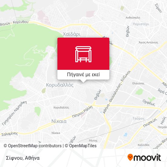 Σίφνου χάρτης