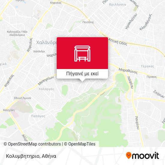Κολυμβητηριο χάρτης
