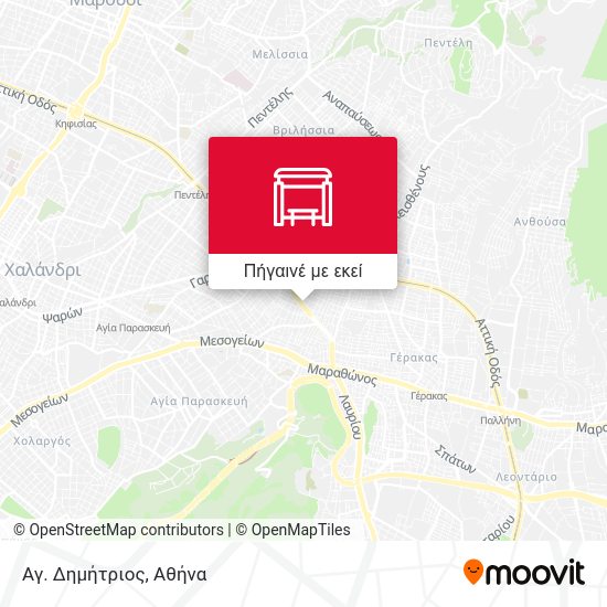 Αγ. Δημήτριος χάρτης