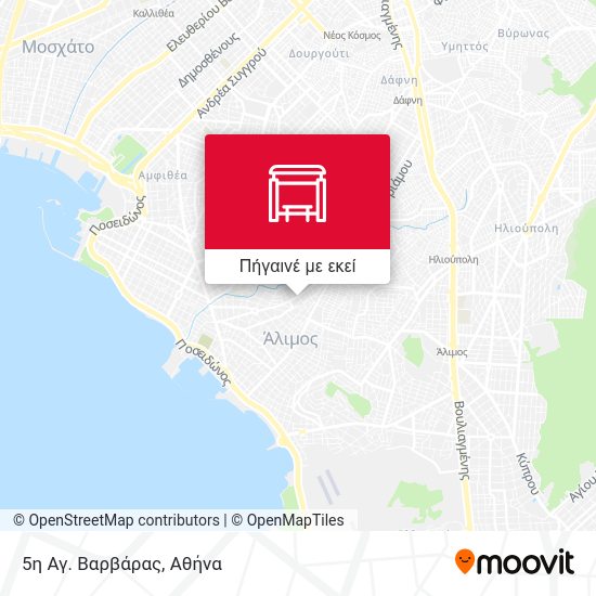 5η Αγ. Βαρβάρας χάρτης
