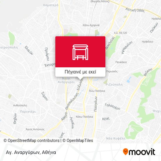 Αγ. Αναργύρων χάρτης