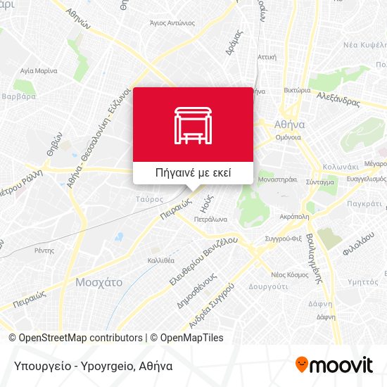 Υπουργείο - Ypoyrgeio χάρτης