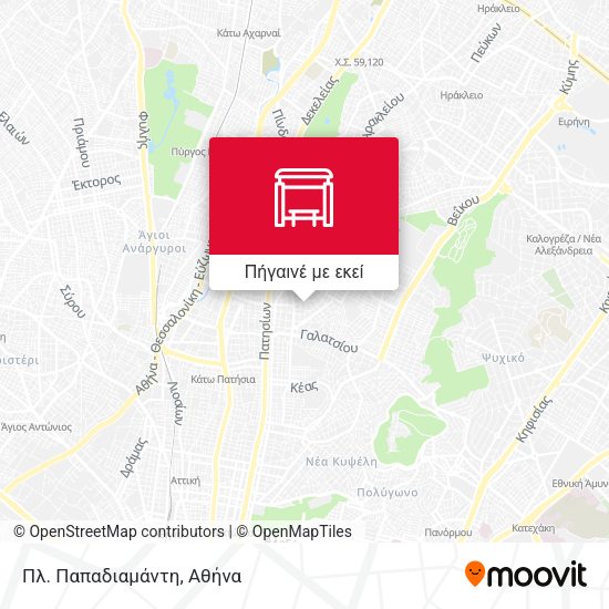 Πλ. Παπαδιαμάντη χάρτης