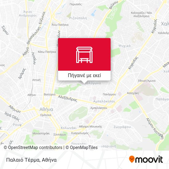 Παλαιό Τέρμα χάρτης