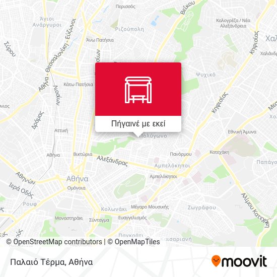 Παλαιό Τέρμα χάρτης