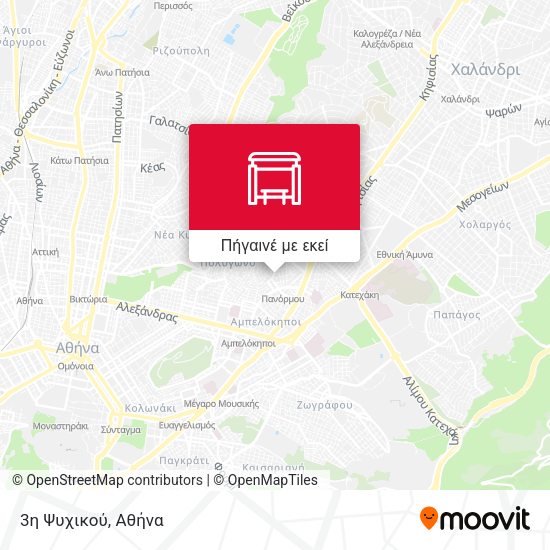 3η Ψυχικού χάρτης