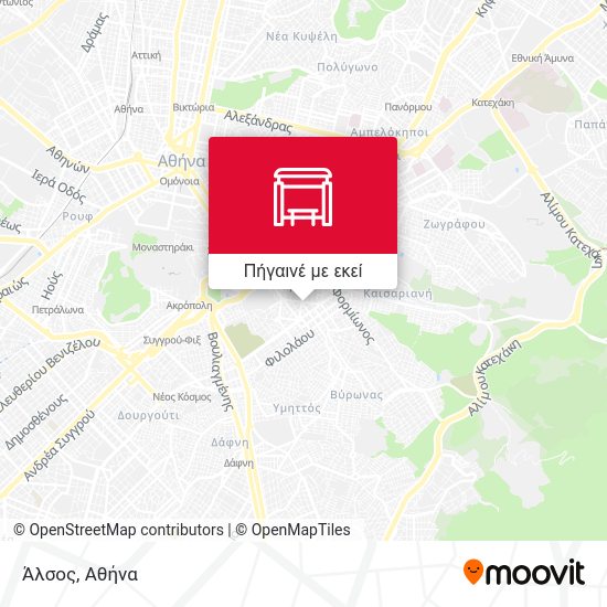 Άλσος χάρτης