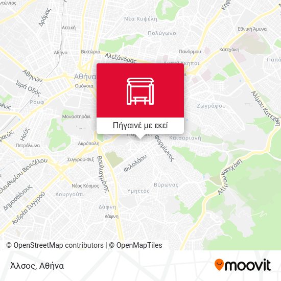 Άλσος χάρτης