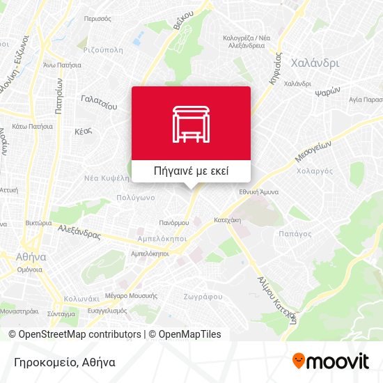 Γηροκομείο χάρτης
