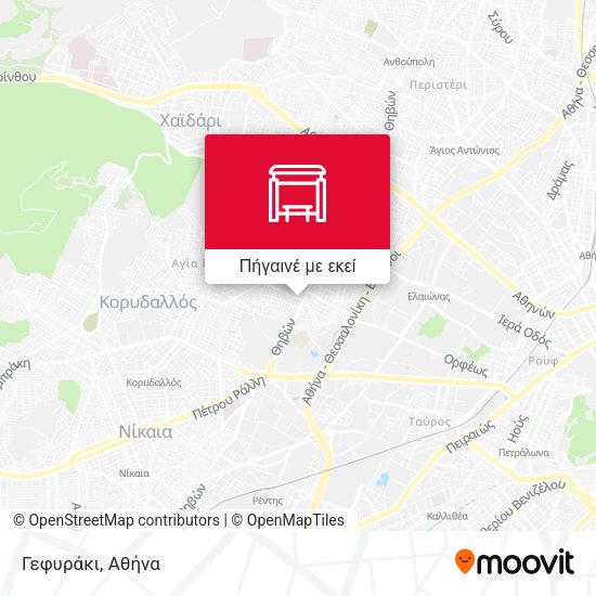Γεφυράκι χάρτης