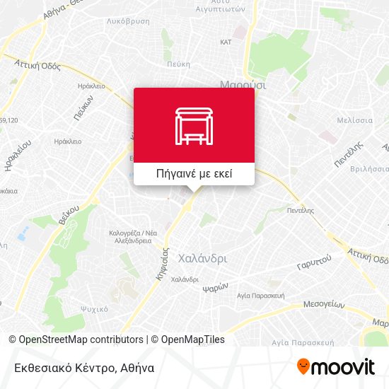 Εκθεσιακό Κέντρο χάρτης