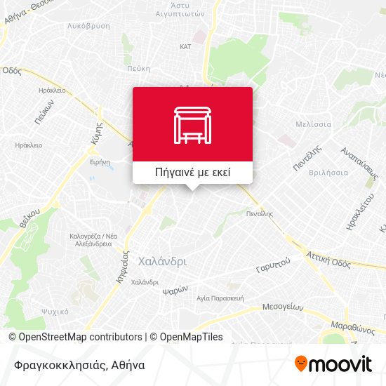Φραγκοκκλησιάς χάρτης