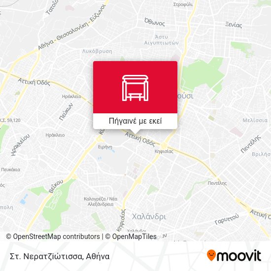 Στ. Νερατζiώτισσα χάρτης