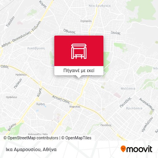 Ικα Αμαρουσίου χάρτης