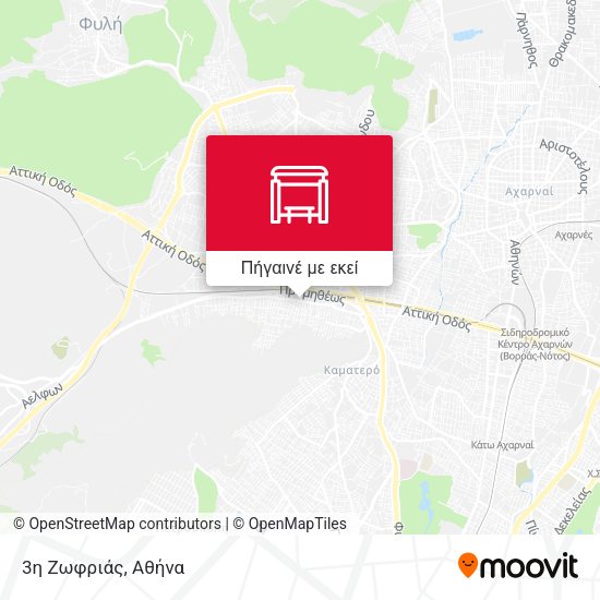 3η Ζωφριάς χάρτης