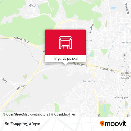 5η Ζωφριάς χάρτης