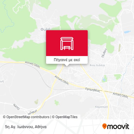 5η Αγ. Ιωάννου χάρτης