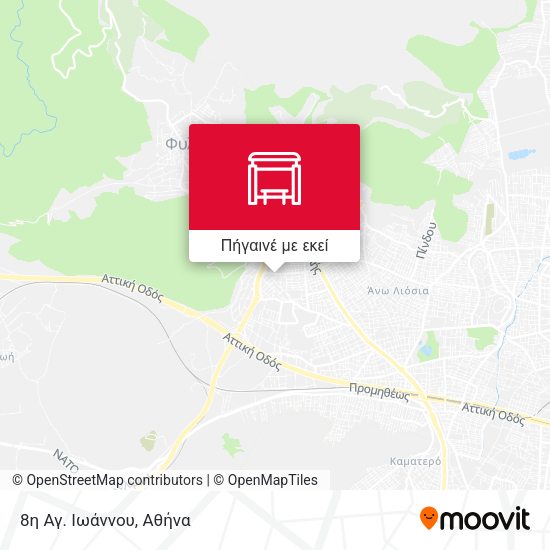 8η Αγ. Ιωάννου χάρτης
