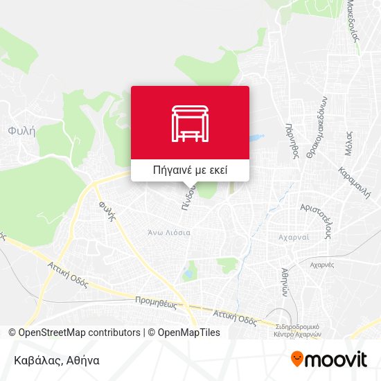 Καβάλας χάρτης