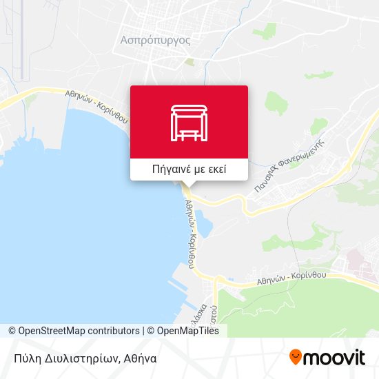 Πύλη Διυλιστηρίων χάρτης
