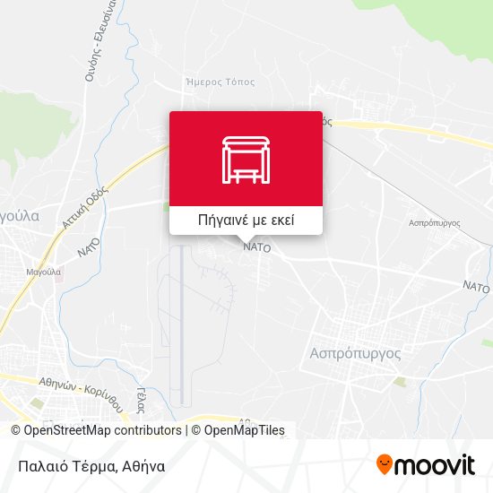 Παλαιό Τέρμα χάρτης