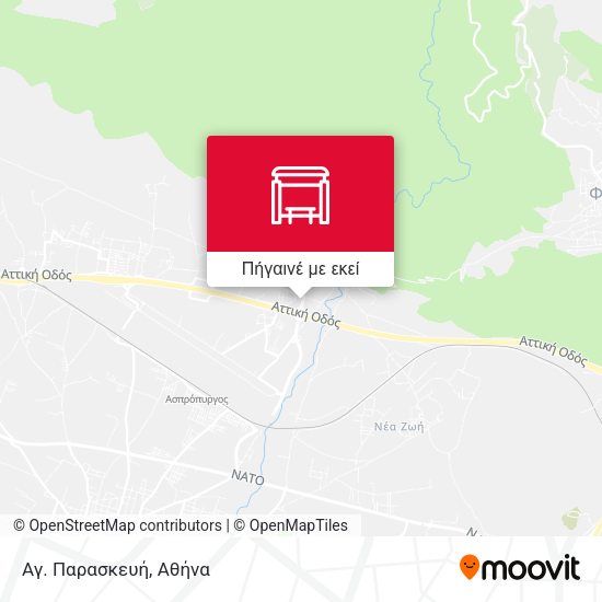 Αγ. Παρασκευή χάρτης