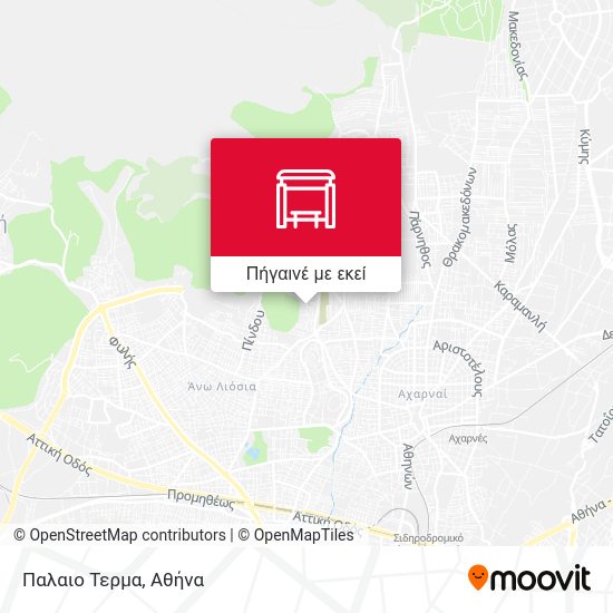 Παλαιο Τερμα χάρτης