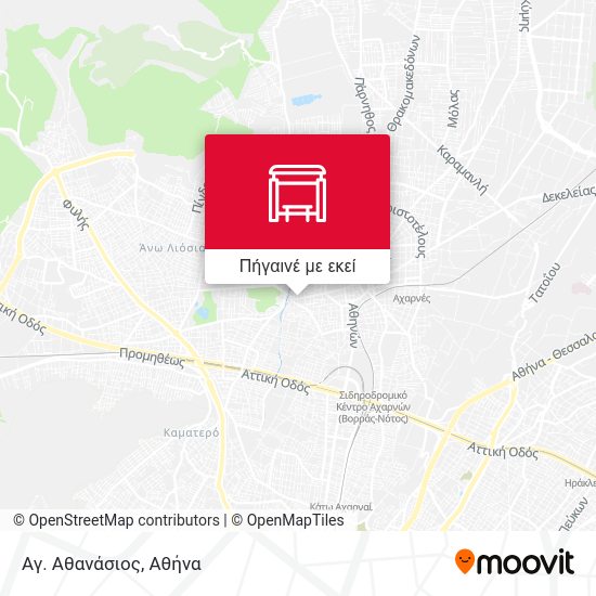 Αγ. Αθανάσιος χάρτης