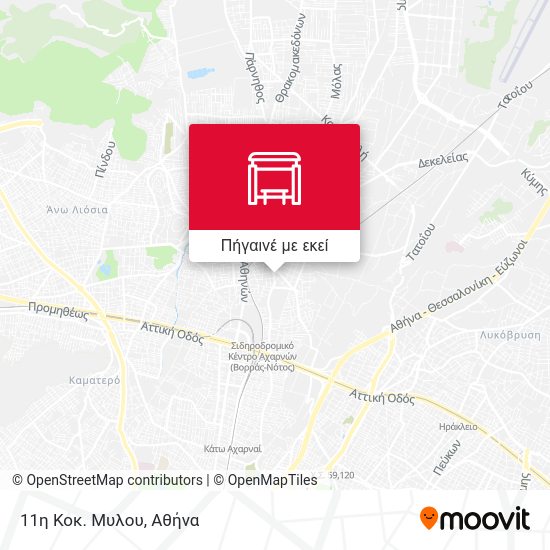 11η Κοκ. Μυλου χάρτης