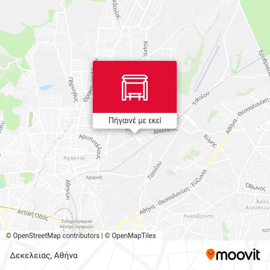 Δεκελειας χάρτης