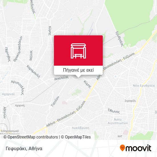 Γεφυράκι χάρτης
