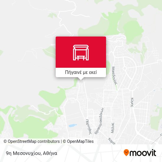 9η Μεσονυχίου χάρτης