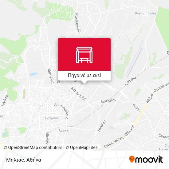 Μηλιάς χάρτης
