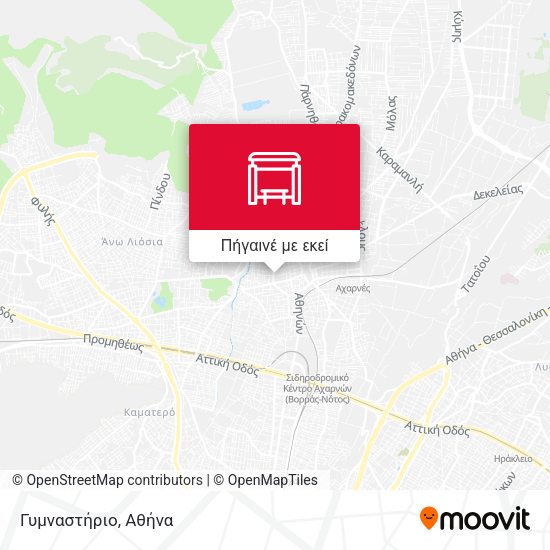 Γυμναστήριο χάρτης
