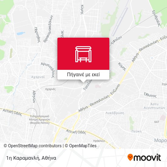 1η Καραμανλή χάρτης